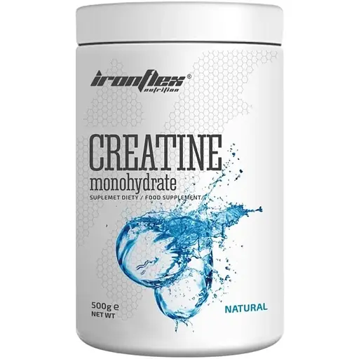 Креатин IronFlex Creatine Monohydrate, 500 грамм - Без вкуса