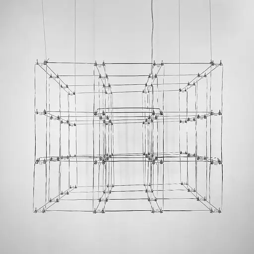 Люстра у 3-х розмірах у формі паралелепіпеда Line.F Довжина 75 см - фото 2