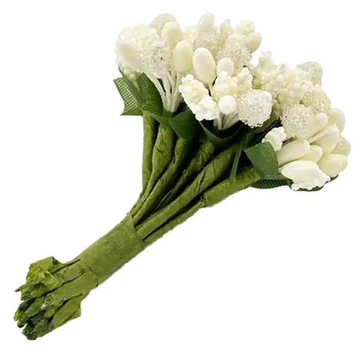 Декоративные тычинки для творчества Bambi KV-715-2 пучок 12 штук - фото 2