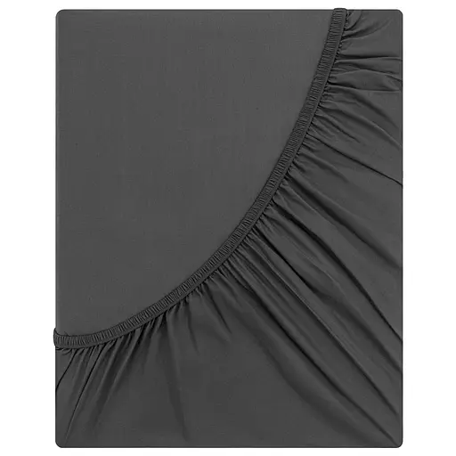 Простирадло на резинці Ardesto Mix & Match Premium сатин 160х200+30 см сіре (ART1620FSY) - фото 2