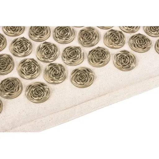 Коврик акупунктурный с подушкой Gymtek Queenfit беж - фото 5