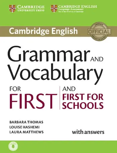 Cambridge Grammar and Vocabulary for First and First for Schools with Answers and Downloadable Audio