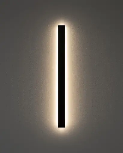 Бра, настінний світильник Nowodvorski 11877 Comma LED M 1x25W 3000K 650Lm IP20 чорний - фото 2