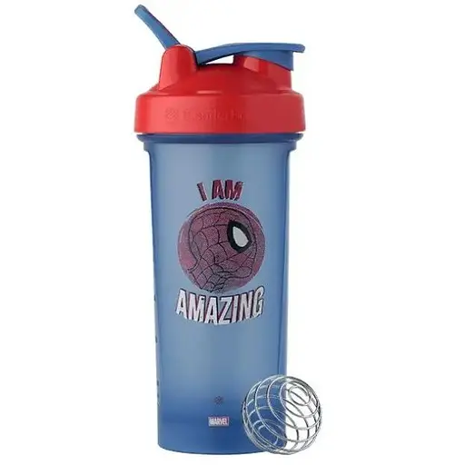 Шейкер спортивний (пляшка) BlenderBottle Classic Loop PRO 28oz/820ml Marvel Spider Man (600558) (Loop_PRO_28oz_Spider Man) - фото 1