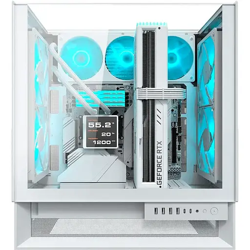 Корпус Cougar OmnyX RGB белого цвета (OMNY X RGB White) - фото 7