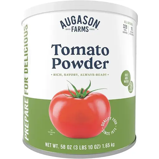 Томатная паста сублимированная Augason Farms с большим сроком годности 25 лет 329 порций