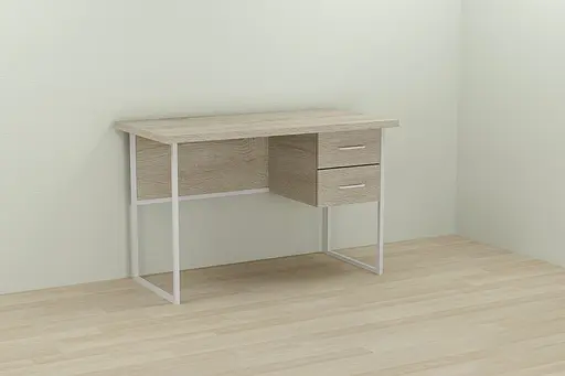 Компьютерный стол Ferrum-decor Таккота 75x120x60 белый ДСП Дуб Сонома 32мм (FRD-102094)