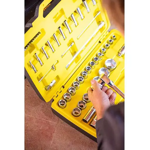 Набор торцевых головок Stanley MaxiDrive 1/4", 1/2" 81 предмет (FMMT82826-1) - фото 3