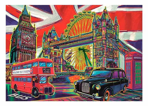 Пазл Trefl Кольори Лондона 1000 ел. (10525) - фото 2