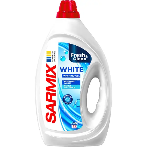 Набір: Гель для прання Sarmix White 900 мл + Гель для прання Sarmix Black 900 мл - фото 2