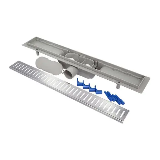 Трап лінійний Qtap Dry FA304-900 з нержавіючою решіткою 900x73 - фото 6