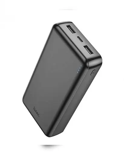 Power Bank Hoco J100A 20000 mAh 2,1A 2A1C1M черный - фото 1