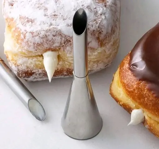 Кондитерская насадка для наполнения эклеров и пирожных 7.6 см, Kitchen Master Серебристый 87319 - фото 8