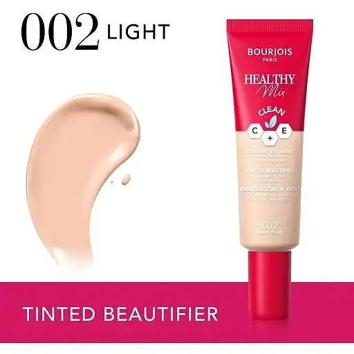 Зволожувальний тональний флюїд Bourjois Healthy Mix Clean відтінок 002 (Light) 30 мл - фото 2