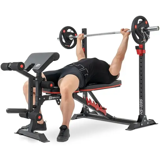 Лавка тренувальна Hop-Sport HS-1095 з партою Скотта - фото 9