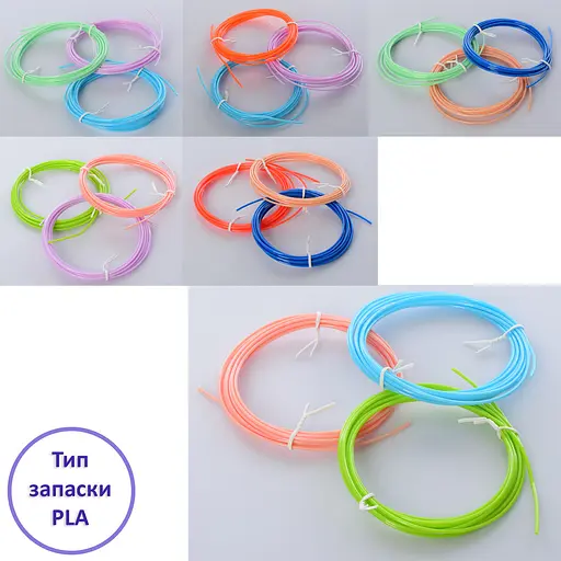 PLA филамент, запаска для 3D ручки, 3 шт., по 3 м, G153 (в ассортименте) - фото 2