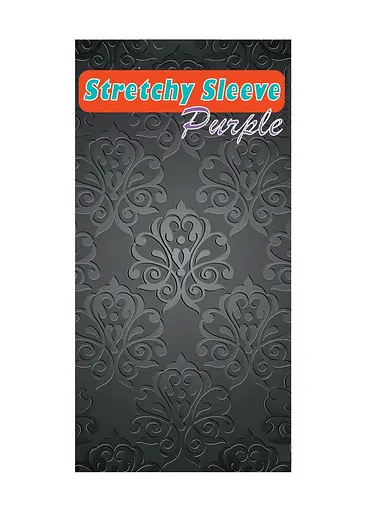 Насадка на пенис Boss Series Stretchy Sleeve 7 см фиолетовый - фото 3