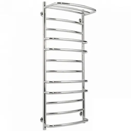 Водяна рушникосушка Laris Євромікс П12 600x1200 з полицею 71207698, Хром - фото 1