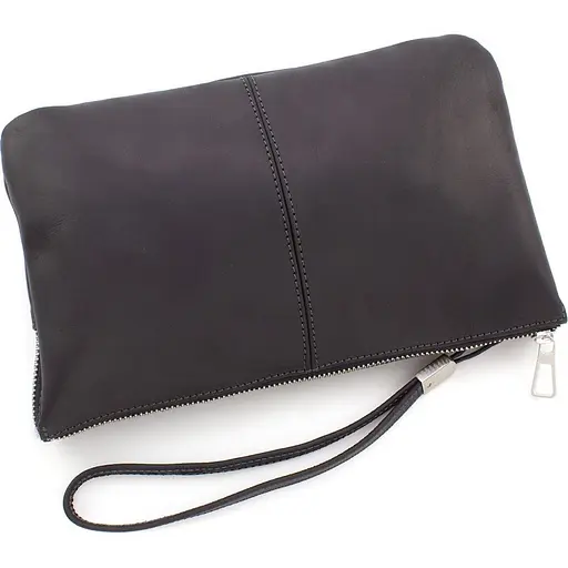 Чоловіча шкіряна барсетка GRANDE PELLE 25х16х6 см sum0026503 - фото 3