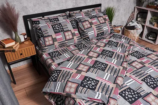 Пододеяльник Moon&Star Бязь Gold Люкс Nautical Двуспальный 175x210 см - фото 4