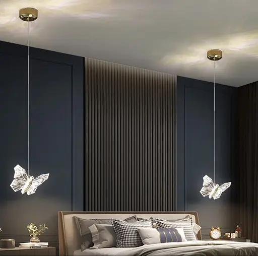 Кришталевий світлодіодний підвіс | Арт. H 008/1 GD | Line F - фото 3