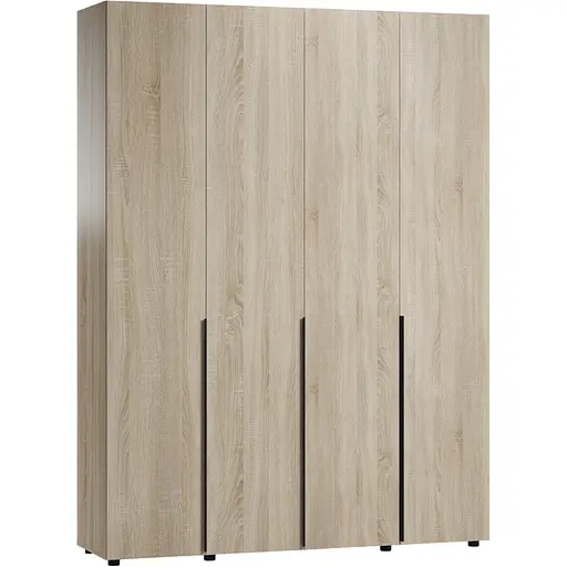 Шафа для одягу Ліра 180 4-х дверна Orange-Line 1782х500х2400 Дуб сонома