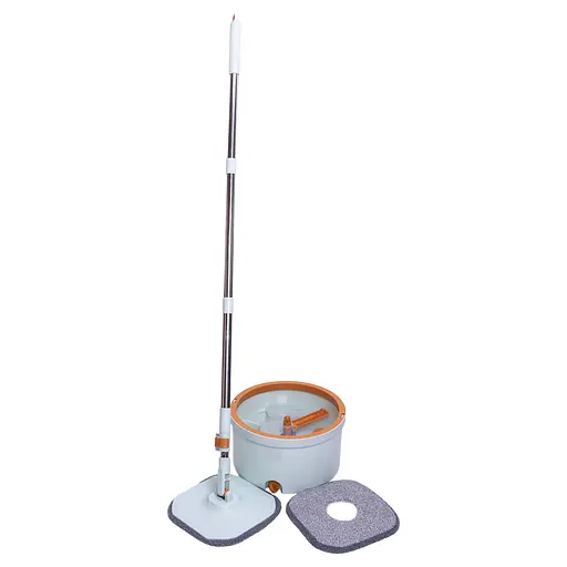 Комплект для прибирання MOP BUCKET SET швабра з віджимом 119 см і відром 7 л Блакитний Household HP-35015-45