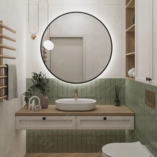 Умивальник VBI Terni white накладний VBI-011800, Білий - фото 4