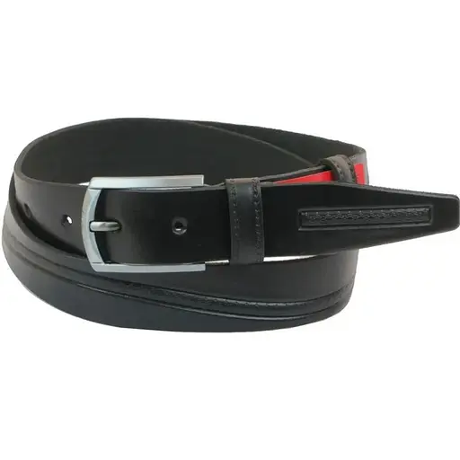 Ремінь шкіряний Skipper чоловічий 118-138х3,5 см acs0017543 - фото 1