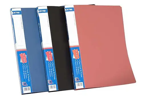 Папка А4 пластиковая на 30 файлов, 17 микрон, A303 (в ассортименте) - фото 2