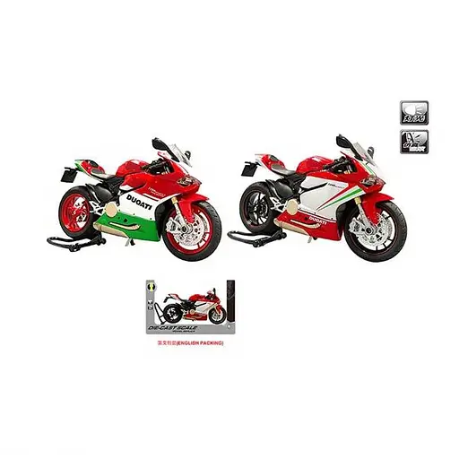 Мотоцикл металевий, M12-18A (В асортименті) - фото 2