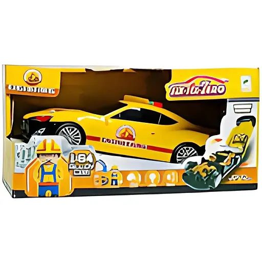 Машина-гараж 660 A-208 со световыми и звуковыми эффектами в коробке