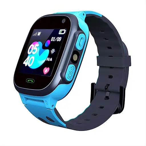 Смарт-часы телефон детские Smart Watch S1 с видеозвонком GPS SIM-карта Blue (18581)