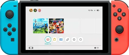 Игровая консоль Nintendo Switch with Neon Blue and Neon Red Joy-Con (045496452629) - фото 4