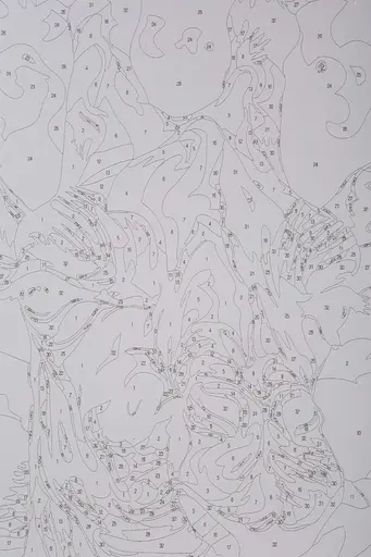 Набор для росписи "Цветной жираф" 40*50 см, IDEA2-GX47242, ТМ "99IDEAS" - фото 7