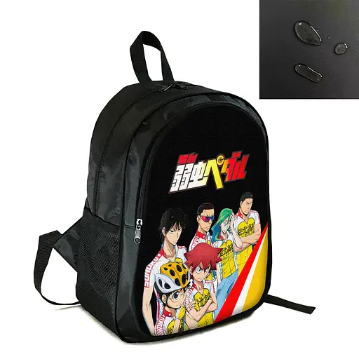 Рюкзак городской/школьный 38×28см с принтом Аниме Боягузливый велосипедист/Yowamushi Pedal детский, подростковый, мужской (4120)