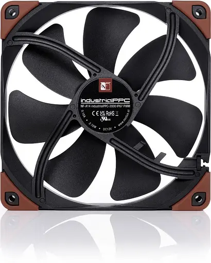 Вентилятор 140мм Noctua NF-A14iPPC-2000 IP67 PWM - фото 2
