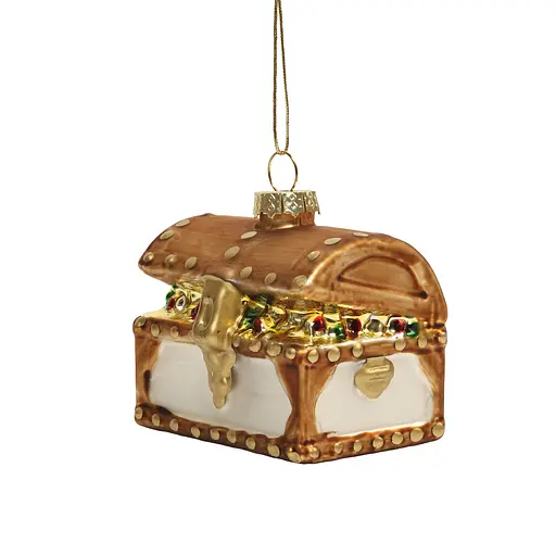 Елочное украшение "Копилка с подарками" 6,5*4,7*6,3 см, YQ1405252 - фото 2