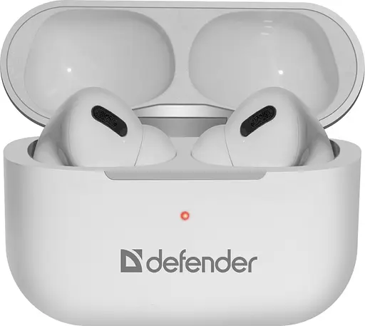 Гарнитура Defender Twins 636 Pro TWS Bluetooth White - фото 3