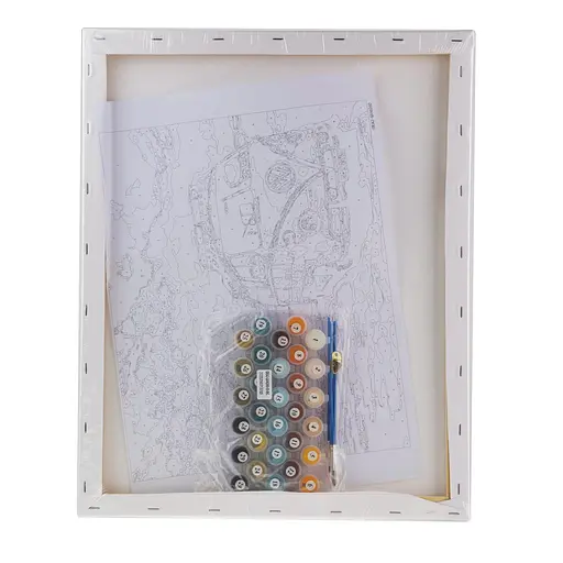 Набор для росписи "Ночь в доме на колесах" 40*50 см, IDEA2-GX46260, ТМ "99IDEAS" - фото 6