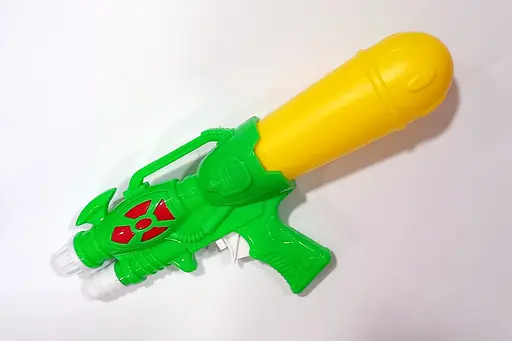 Водний пістолет 1281 А, 25 см, у пакеті (6975535190332) Зелений - фото 1