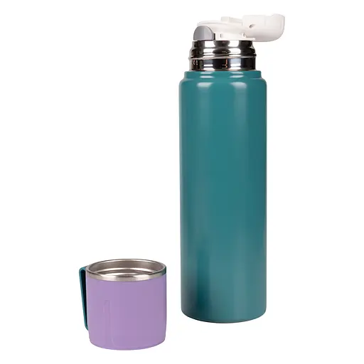 Термос Yes Fusion з чашкою, 500 мл, зелений - фото 2