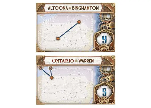 Настільна гра Days of Wonder Квиток на поїзд - Колекція карт №5: Сполучене Королівство та Пенсильванія (Ticket to Ride - Map Collection 5: United Kingdom & Pennsy) (англ.) (DOW720123) - фото 5