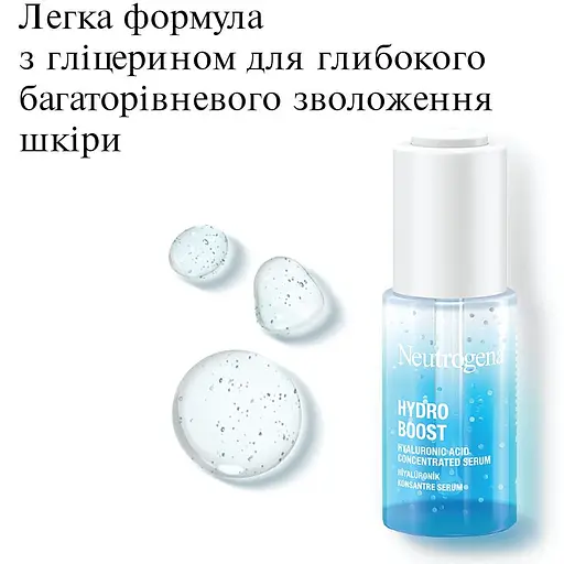 Сироватка для обличчя Neutrogena Hydro Boost концентрована з гіалуроновою кислотою 15 мл - фото 5