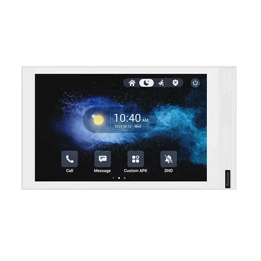 Видеодомофон 8” WiFi Akuvox S563W White SIP Android с Bluetooth (00-00002754)