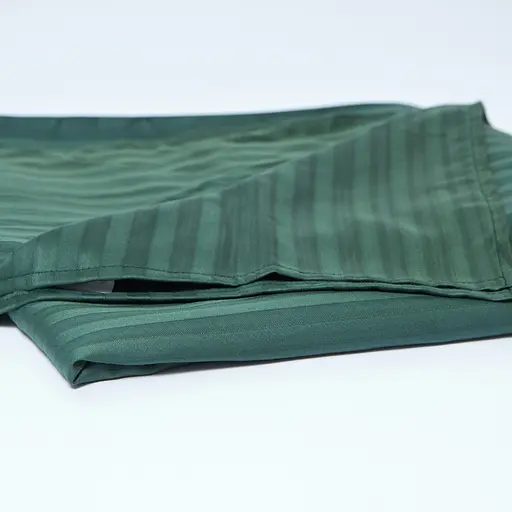 Простирадло Moon&Star Mystic Green Satin Stripe Gold Люкс 200х220 см (MS-860000248) - фото 1