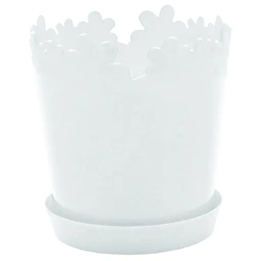 Горщик для квітів Ромашка №1, 314929, 13 × 13.5 см в асортименті - фото 2