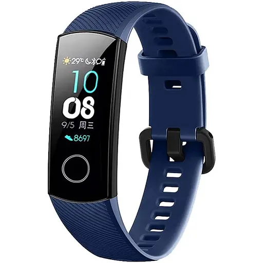 Ремінець для фітнес-браслета MIIQNUS для Honor Band 4 і 5 темно синій