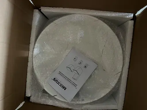 Умивальник накладний Mixxus Premium Wave-0102 marble 370x370x130 мм MP6528, Мармур - фото 3