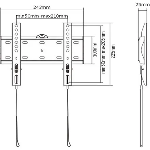 Кріплення для телевізора Gembird WM-42F-01 [133637] - фото 4